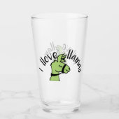 Adorables Llama Love I Love Llamas Green Glas (Voorkant)
