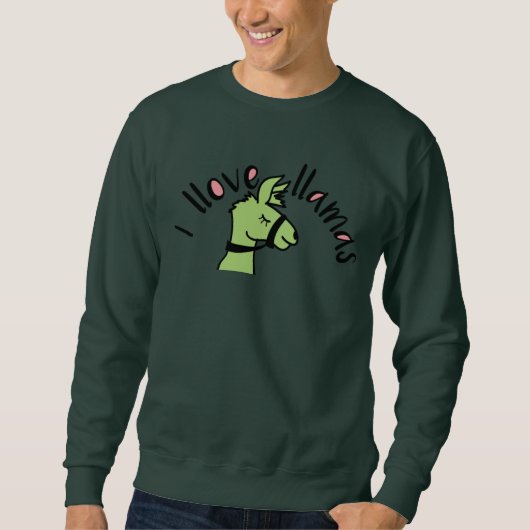 Adorables Llama Love I's Llamas Trui (Voorkant)
