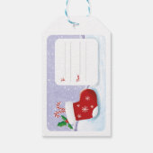 Adorables Lovely Kerststop Cadeaulabel (Achterkant)