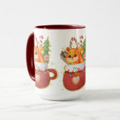 Adorables Mok kerstavond met grote eekhoorn (Voorkant links)