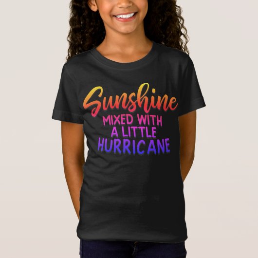 Adorables Quote Sunshine Gemengd T-shirt (Voorkant)