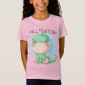 Adorables Schattigee alligator voor kinderen T-shirt (Voorkant)