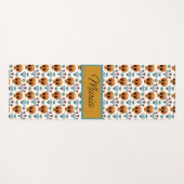 Adorables Skulls Day of the Dead Custom Yogamat (Voorkant (horizontaal))