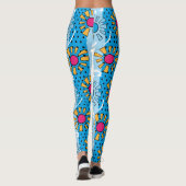 Adorables Synthwave/Vaporwave Style Yoga-Leggings Leggings (Achterkant)