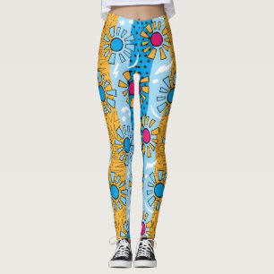 Adorables Synthwave/Vaporwave Style Yoga-Leggings Leggings