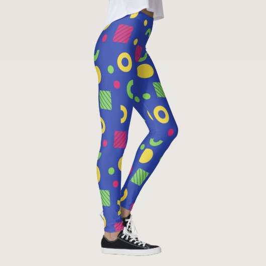 Adorables Synthwave/Vaporwave Style Yoga-Leggings Leggings (Rechts)