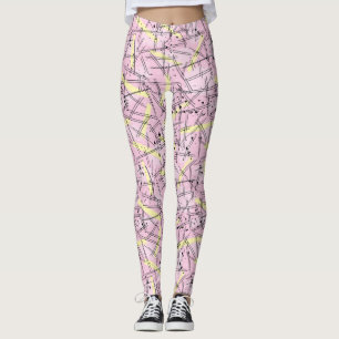Adorables Synthwave/Vaporwave Style Yoga-Leggings Leggings