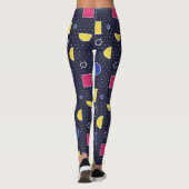 Adorables Synthwave/Vaporwave Style Yoga-Leggings Leggings (Achterkant)