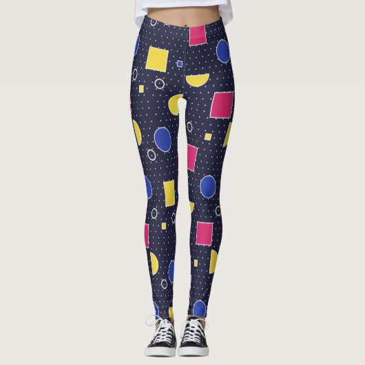 Adorables Synthwave/Vaporwave Style Yoga-Leggings Leggings (Voorkant)