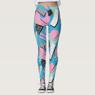 Adorables Synthwave/Vaporwave Style Yoga-Leggings Leggings