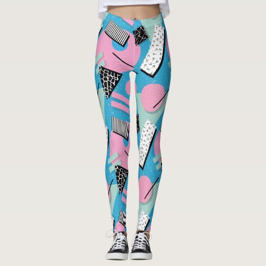 Adorables Synthwave/Vaporwave Style Yoga-Leggings Leggings (Voorkant)