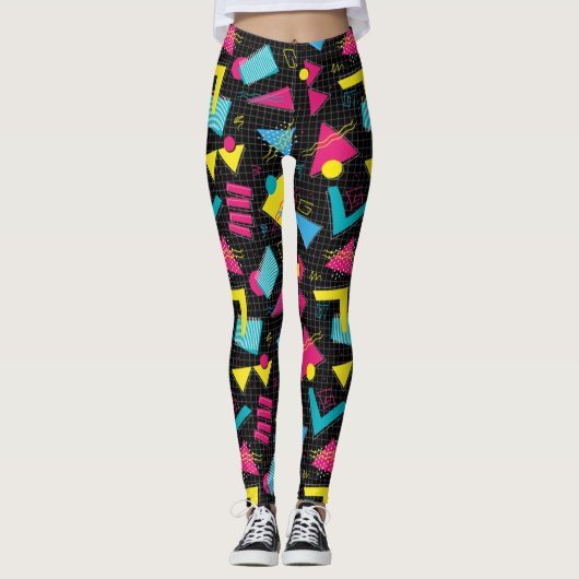 Adorables Synthwave/Vaporwave Style Yoga-Leggings Leggings (Voorkant)