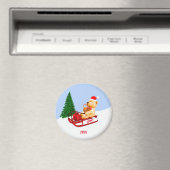 AdorableTeddy-Beer op Geleid met Cadeau Magneet (Insitu (Vaatwasser))