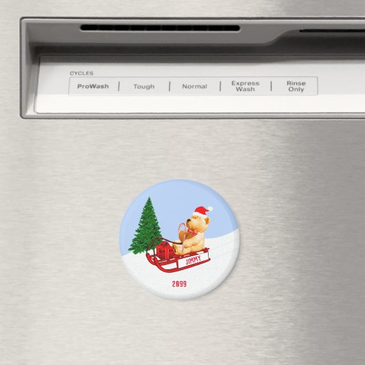 AdorableTeddy-Beer op Geleid met Cadeau Magneet (Insitu (Vaatwasser))