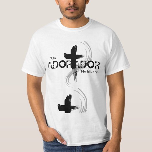 Adorador no muere t-shirt (Voorkant)
