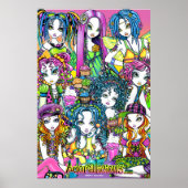 Adoralicious Rainbow Fairy Friends Poster (Voorkant)