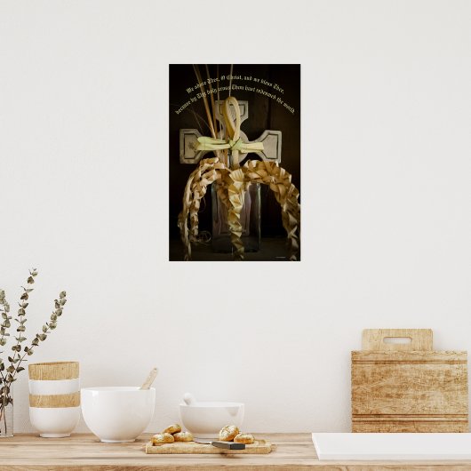 Adoramus Te, Christe Poster (Keuken)