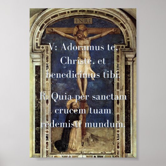 Adoramus te printen poster (Voorkant)