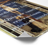 Adoramus te printen poster (Hoek)