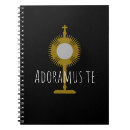 Adoramus Te (Wij bewonderen u) Latijn Notitieboek