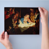 Adoratie van de herders - Honthorst Flyer (Hand)