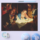 Adoratie van de herders - Honthorst Flyer (Enkel)