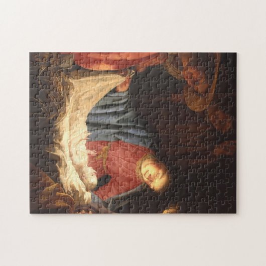 Adoratie van de herders - Honthorst Legpuzzel (Horizontaal)