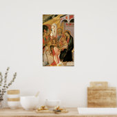 Adoratie van de Magi, Bartolo Di Fredi Poster (Keuken)