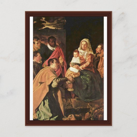 Adoratie van de Magi (Epiphany) Briefkaart (Voorkant)
