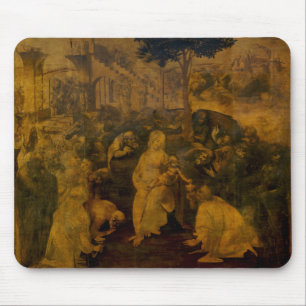 Adoratie van de Magi Leonardo da Vinci Muismat