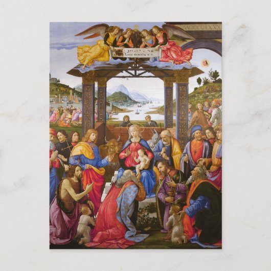 Adoratie van de Magi Ospedale degli Innocenti Briefkaart (Voorkant)