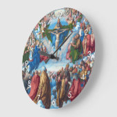 Adoratie van de Trinity, Albrecht Durer Grote Klok (Hoek)