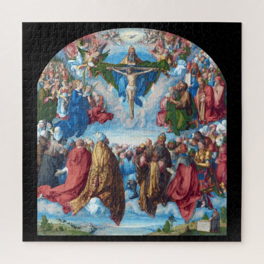 Adoratie van de Trinity, Albrecht Durer Legpuzzel (Verticaal)