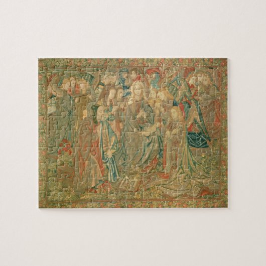 Adoratie van het Christuskind (Bosbouw) Legpuzzel (Horizontaal)