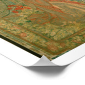 Adoratie van het Christuskind (Bosbouw) Poster (Hoek)