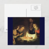 Adoratie van het kind Adorazion del Bambino Briefkaart (Voorkant / Achterkant)