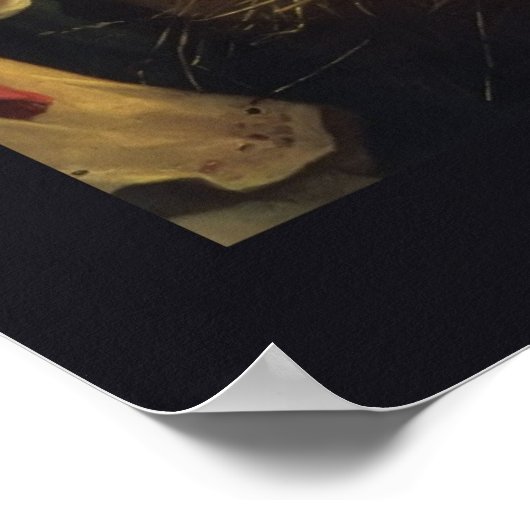 Adoratie van het kind - Honthorst c1622 Poster (Hoek)