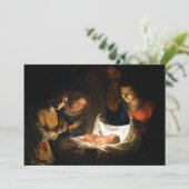 Adoratie van het kind Jezus - Honthorst (Staand voorkant)