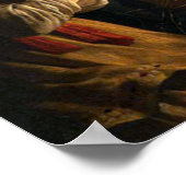 Adoratie van het kind Jezus - Honthorst Poster (Hoek)