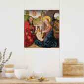 Adoratie van het kind poster (Keuken)