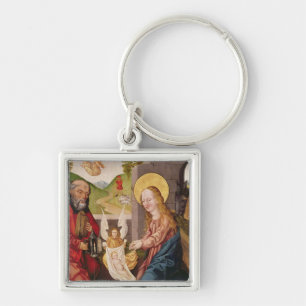 Adoratie van het kind sleutelhanger