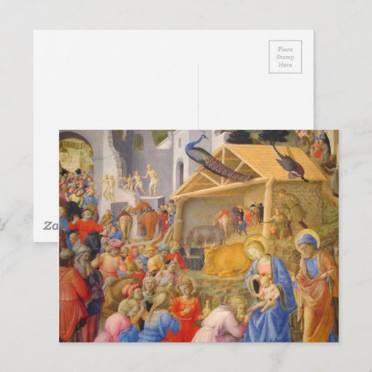 Adoratie van Magi Briefkaart (Voorkant / Achterkant)