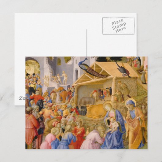 Adoratie van Magi Briefkaart (Voorkant / Achterkant)