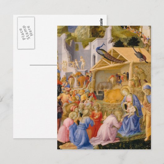 Adoratie van Magi Briefkaart (Voorkant / Achterkant)