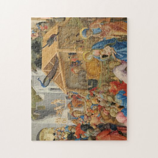 Adoratie van Magi Fra Angelico Fra Filippo Lippi Legpuzzel (Verticaal)