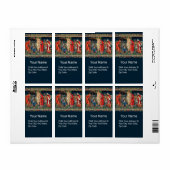 ADORATIE VAN MAGI Morris, Burne-Jones Label (Full Sheet)