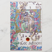 ADORATIE VAN MAGI , NATIVITEITSMONOGRAM MET DOLFIN BRIEFPAPIER (Voorkant)