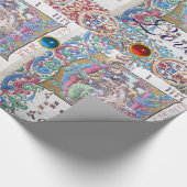 ADORATIE VAN MAGI , NATIVITEITSMONOGRAM MET DOLFIN CADEAUPAPIER (Hoek)