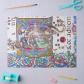 ADORATIE VAN MAGI , NATIVITEITSMONOGRAM MET DOLFIN TISSUEPAPIER (Craft)