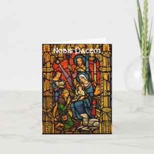 Adoration in Glass Feestdagen Kaart